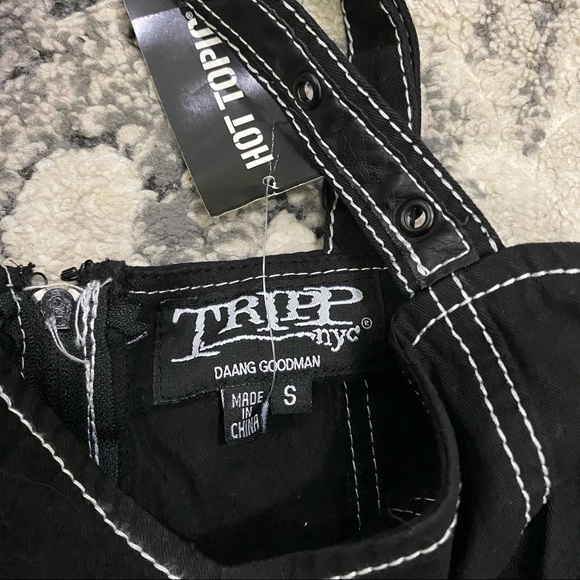 NWT Tripp NYC B&W Bondage Zippered Front Dress - Picture 6 of 11